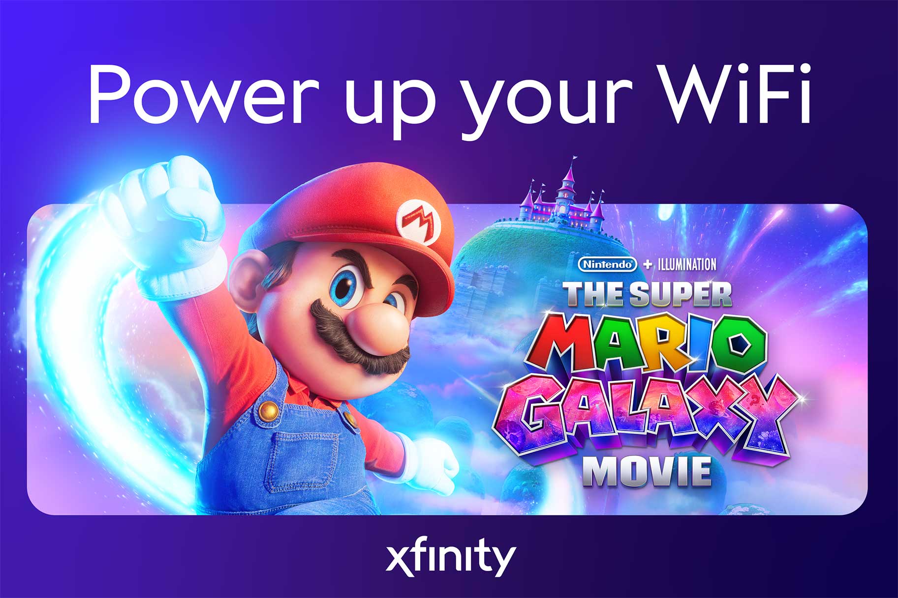 The Super Mario Galaxy Movie partnering with Xfinity.