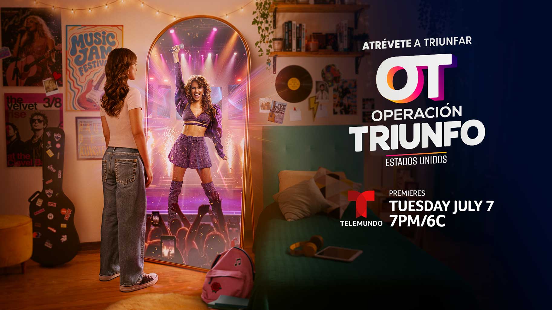 Key art for Operacion Triunfo Estados Unidos.