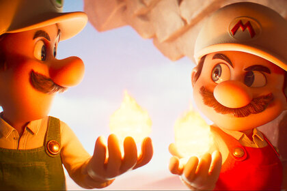 Mario and Luigi in Nintendo and Illumination’s The Super Mario Galaxy Movie (2026).