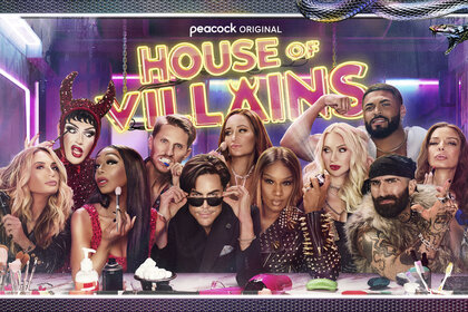 The cast shown in the House of Villains Season 3 Key Art.