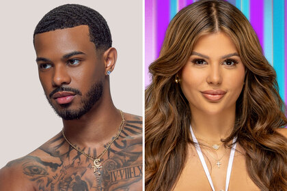 A split of Corey Sawyer Jr. and Daniela Ortiz-Rivera.