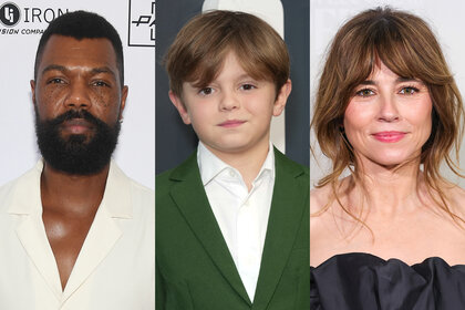 Split of William Catlett, Callum Vinson, and Linda Cardellini.