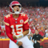 Patrick Mahomes, Quarterback of the Kansas City Chiefs, will play against the New York Jets on Sunday Night Football