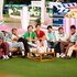 Corbin Mims, Kuman Dameon Chandler, Gal Tshnieder, Dylan Wrona, Carl Schmidt, Zacharias Georgiou, Bryce Alakai Dettloff, Sincere Nicholas Rhea, Caleb McDaniel sitting on a couch together on Love Island USA Season 8 Episode 25.