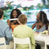 Aniya Trinity at family dinner Love Island USA Season 8