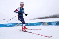 Ben Ogden trains Cross-Country Skiing for the Milano Cortina 2026 Winter Olympics.