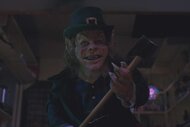 Leprechaun holding an axe in Leprechaun 3 (1995).