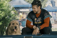 Michael (Mark Wahlberg) and Arthur in Arthur The King (2024).