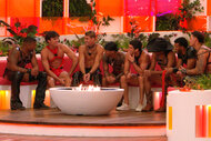 The male cast of Love Island USA during Season 7.