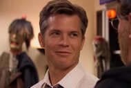 Danny Cordray smiling while talking to someone in The Office Season 7 Episode 6.