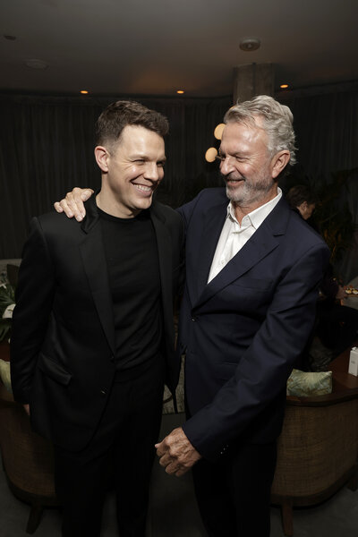 Jake Lacy and Sam Neill