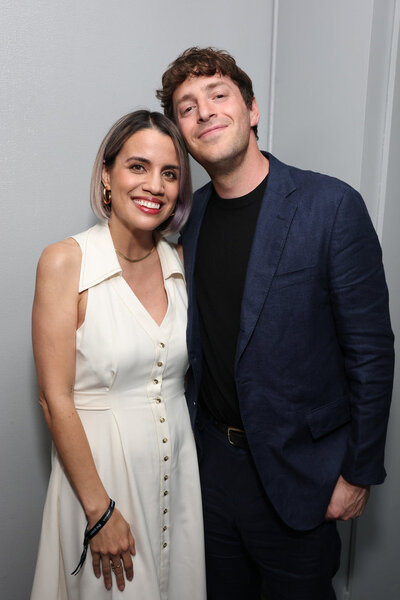 Natalie Morales and Alex Edelman