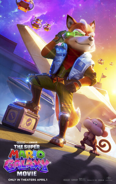 Fox McCloud in Super Mario Galaxy (2026).