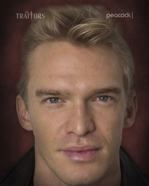 Cody Simpson's cast portrait in The Traitors Season 6.