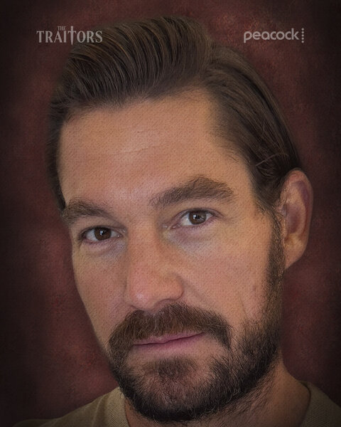 Craig Conover's cast portrait in The Traitors Season 6.