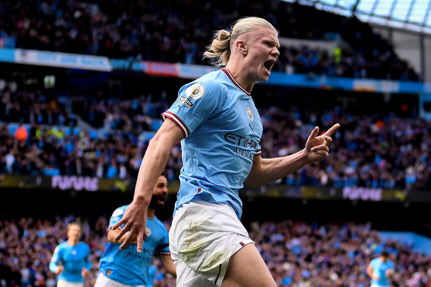 Erling Haaland of Manchester City