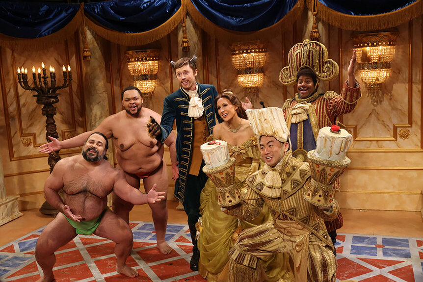 Nikki Glaser SNL Beauty and Mr Beast