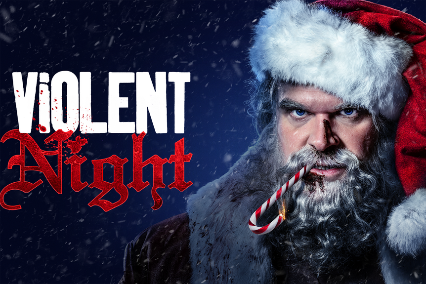 Violent Night (2022) Movie Poster.