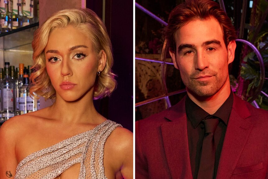 A split of Audrey Lingle and Chris Hahn.