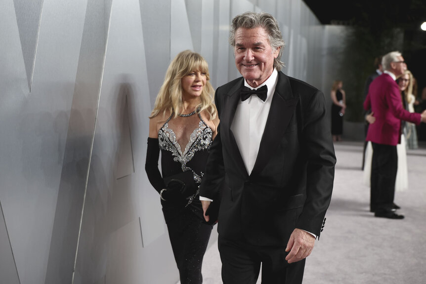 Goldie Hawn and Kurt Russell at he 2026 Vanity Fair Oscar Party.
