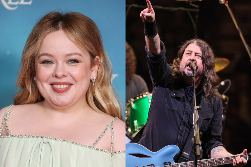 Split of Nicola Coughla and the Foo Fighters