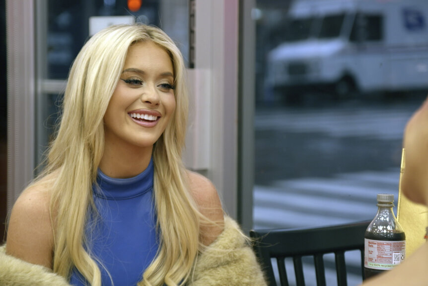 Kaylor Martin smiling and laughing in Love Island: Beyond the Villa Season 2 Episode 3.