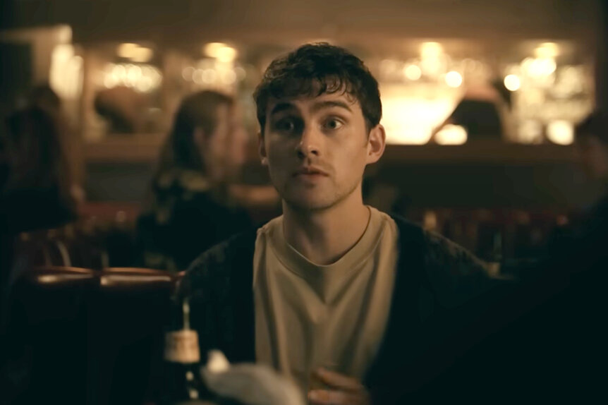 MIchael Johnston and as Bear during the film Obsession (2026).