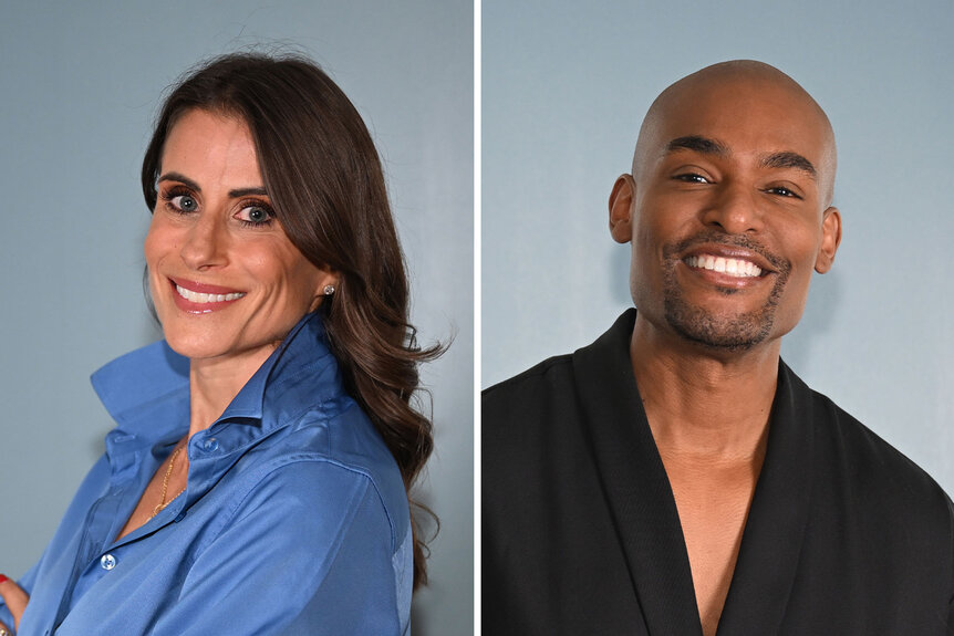 A split of Dr. Lisa and Paul in Married at First Sight Season 20.