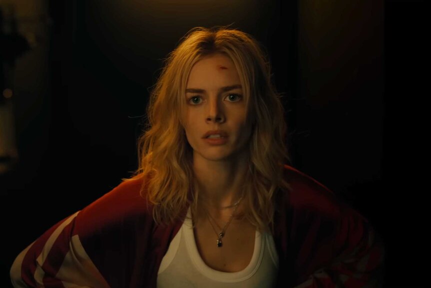 A close up of Sofia in Borderline (2025).