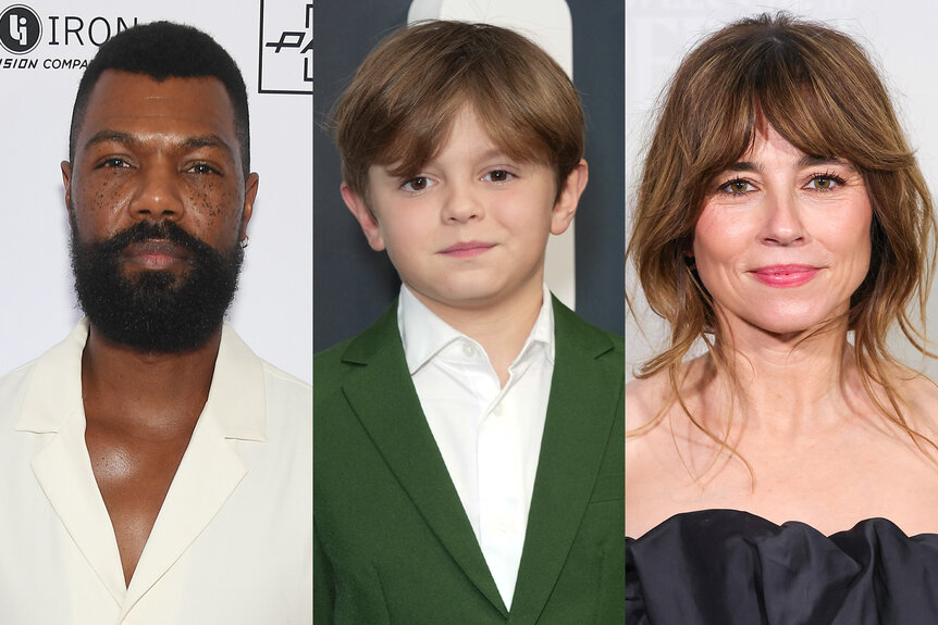 Split of William Catlett, Callum Vinson, and Linda Cardellini.