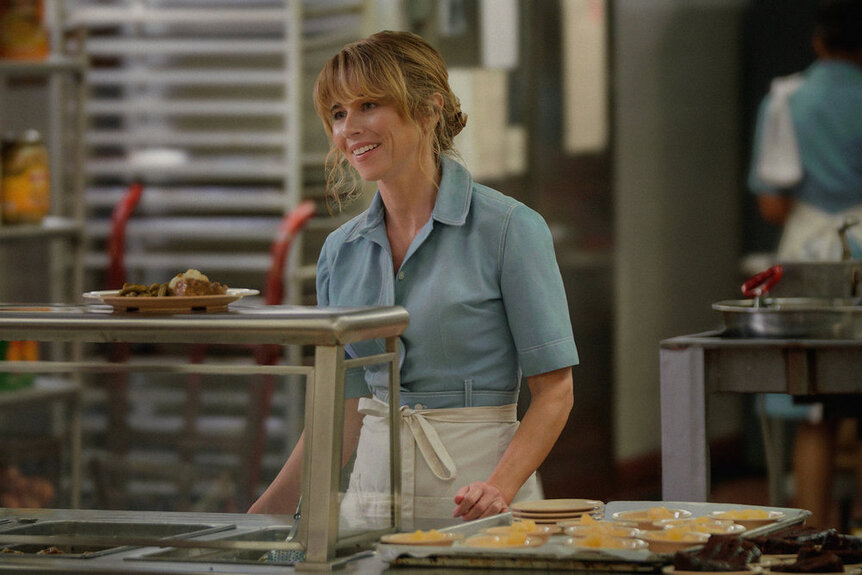 Linda Cardellini as Pam Voorhees during Crystal Lake Season 1.